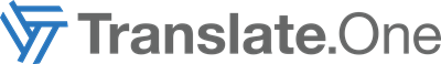 Translate.One logo